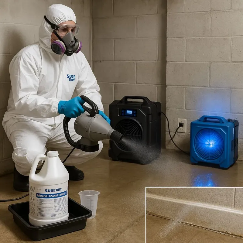 Sanitization and Odor Removal process in Largo, MD